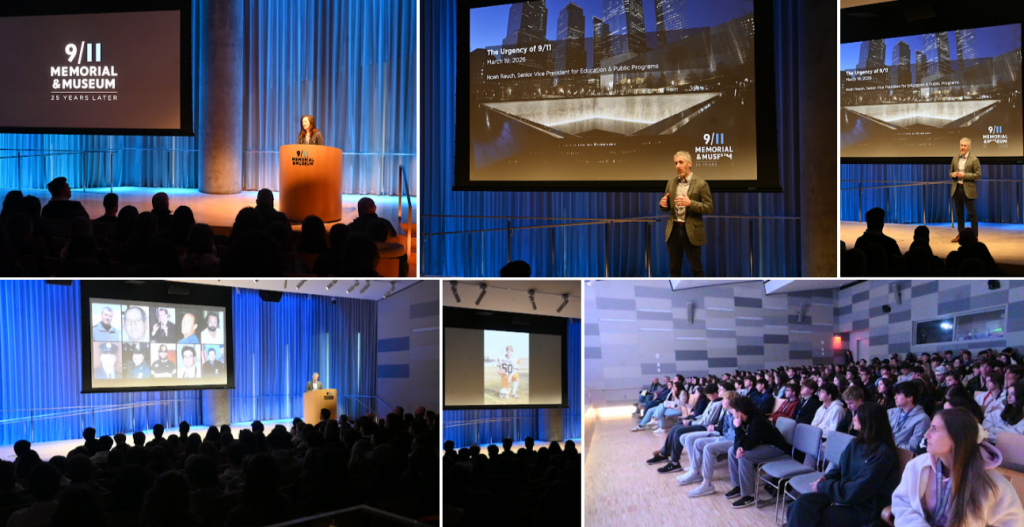students sitting in room watching movie